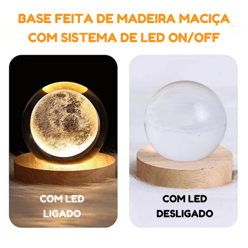 Luminária Cristal de Mesa